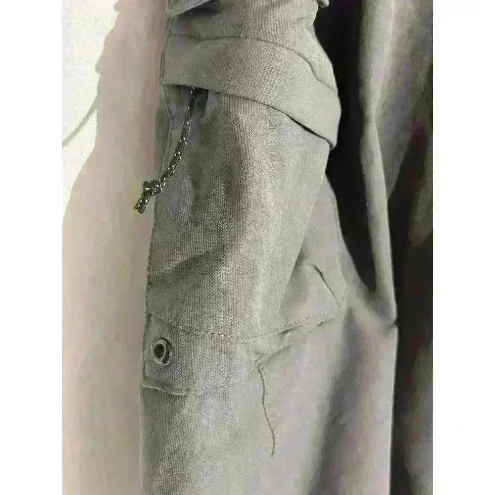 Men’s NOVANA Cycle Shorts charcoal, gray Cargo Liner Orange‎ Gel Padding Size XL